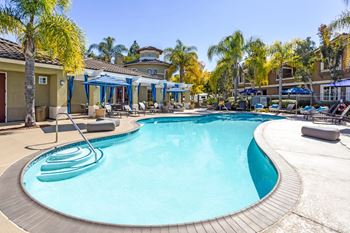 Resort inspired pool and spa